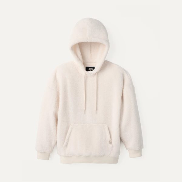 UGG | JERSEY MUJER | LOYRA SHERPA HOODIE CREAM | BEIGE on Sale