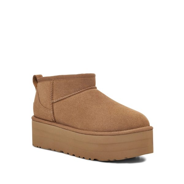 UGG | BOTINES MUJER | W CLASSIC ULTRA MINI PLATFORM CHE CHESTNUT | MARRÓN Discount